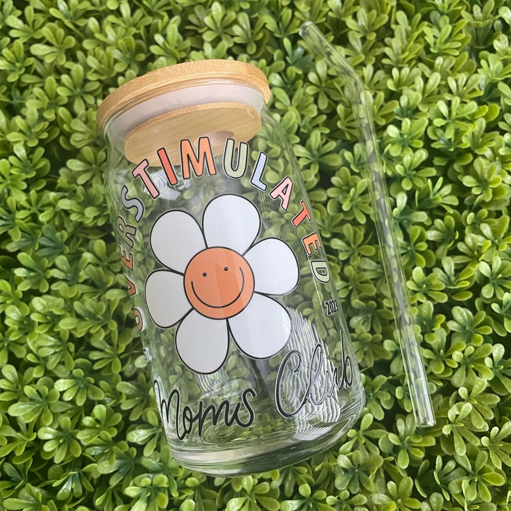 Glass can cup - Picture 1 of 2